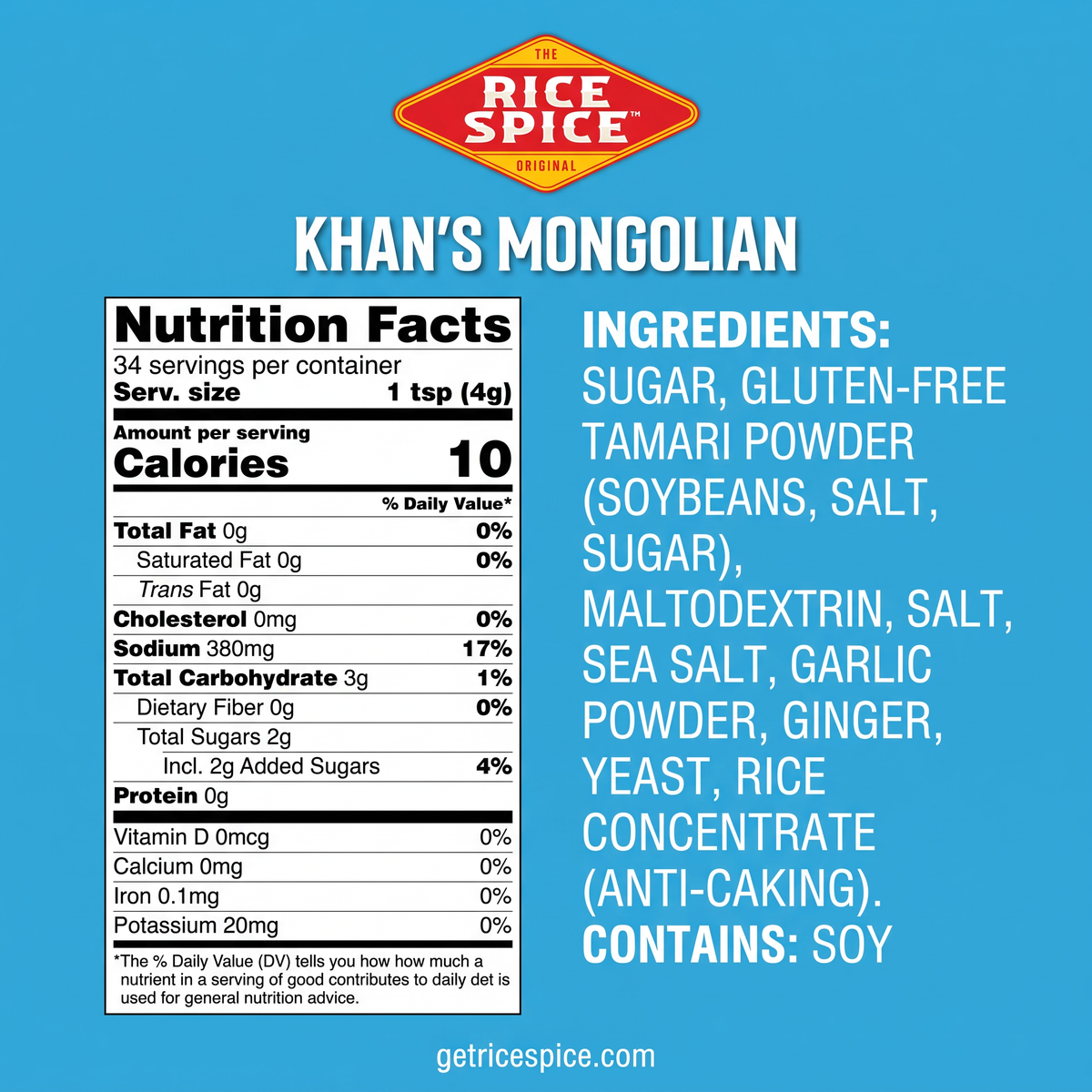 Khan's Mongolian 5OZ