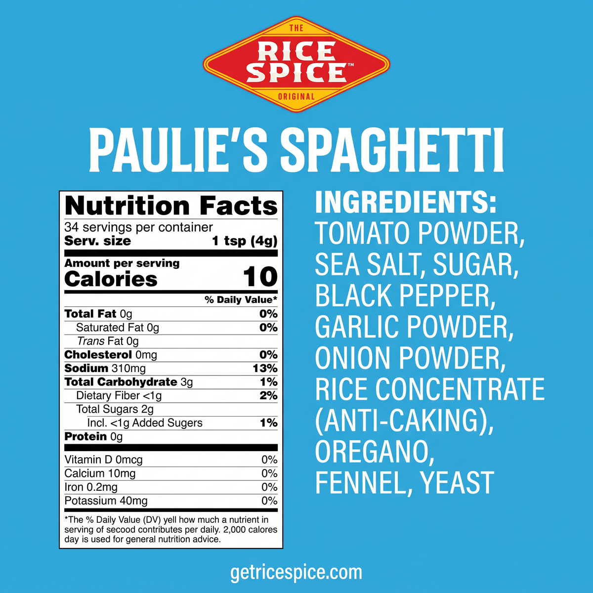 Paulie's Spaghetti 5OZ